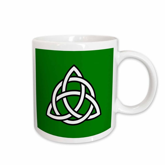 3drose, Triquetra Knot with Interlaced Circle 1, 11oz Mug