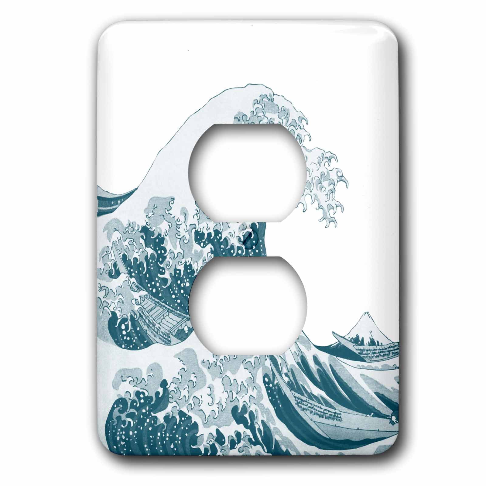 3dRose, Tsunami ocean wave Japan, 2 plug outlet cover