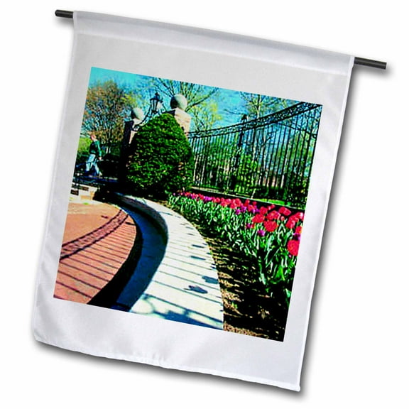 3dRose, Tulips, 12 x 18 inch Garden Flag