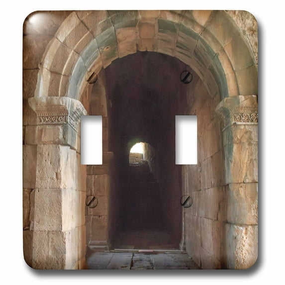 3dRose, Turkey, Anatolia, Aydin, Hallway in the ruins of Miletus., double toggle switch