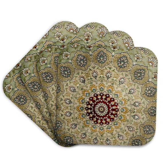 3drose, Turkey, Kusadasi. Turkish Carpet Workshop - As37 Cmi0770 - Cindy Miller Hopkins, Set of 4 Coasters - Soft
