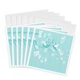 thumbnail image 1 of 3drose, Two Cute Little Turquoise Bird Illustrations on a Cherry Blossom Branch, 6 Greeting Cards with Envelopes, 1 of 7