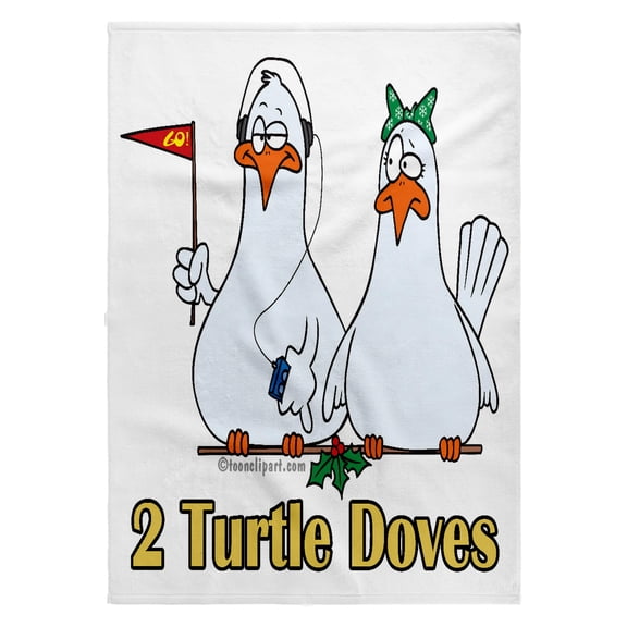 3dRose, Two Turtle Doves, 22x30 Bath Hand Pool Towel