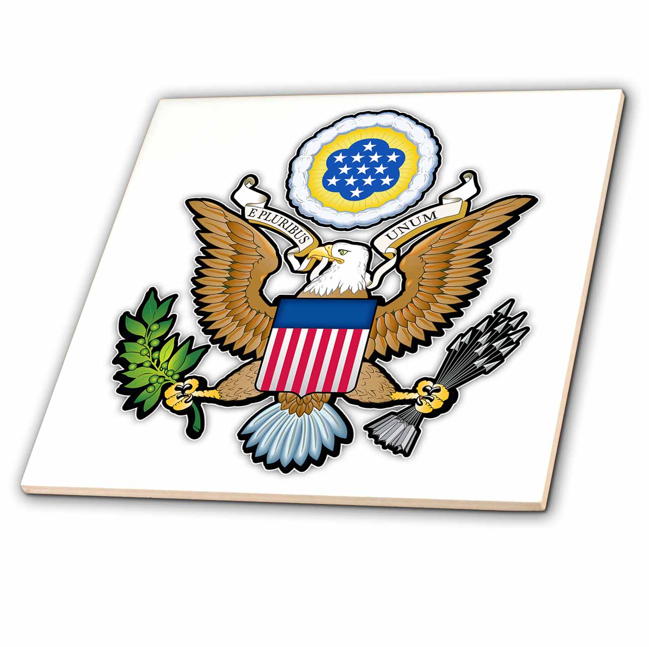 3dRose, USA Coat of Arms National Symbol Icon United States of America ...