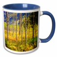 thumbnail image 1 of 3drose, Usa, Colorado, Rocky Mountains, Aspen Trees in Autumn in the Rockies., 15oz Two-tone Blue Mug, 1 of 6