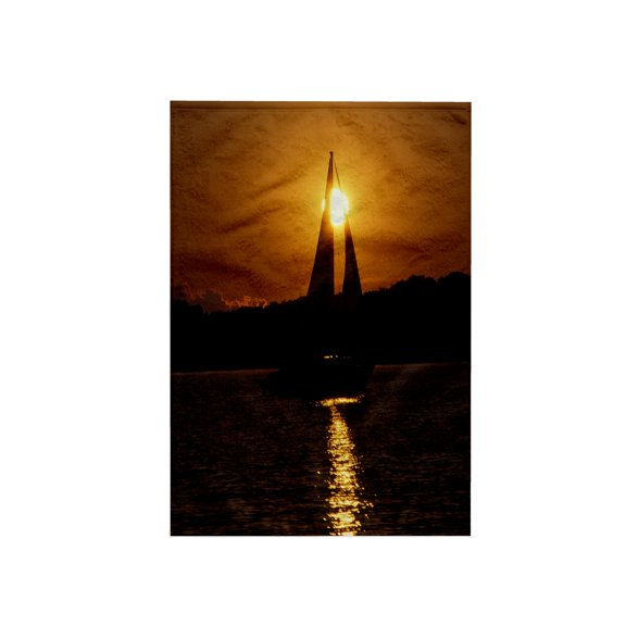 3dRose, USA, Minnesota, Sailboat Sunset Leech Lake - US24 PHA0006 - Peter Hawkins, 15x22 Hand Towel