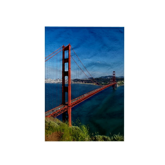3dRose, USA, San Francisco, Golden Gate Bridge, San Francisco Bay., 15x22 Hand Towel
