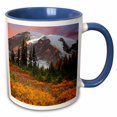thumbnail image 1 of 3drose, Usa, Washington, Mount Rainier Np, Paradise Area - Us48 Bja0117 - Jaynes Gallery, 11oz Two-tone Blue Mug, 1 of 6