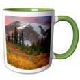 thumbnail image 1 of 3drose, Usa, Washington, Mount Rainier Np, Paradise Area - Us48 Bja0117 - Jaynes Gallery, 15oz Two-tone Green Mug, 1 of 6