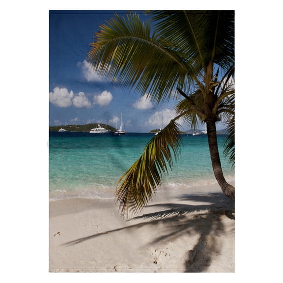 3dRose, USVI, St John. Beach, Honeymoon BaySalomon Bay - CA37 TDR0023 - Trish Drury, 22x30 Bath Hand Pool Towel