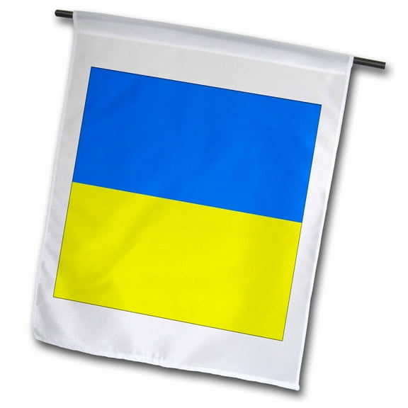 3dRose, Ukraine Flag, 12 x 18 inch Garden Flag
