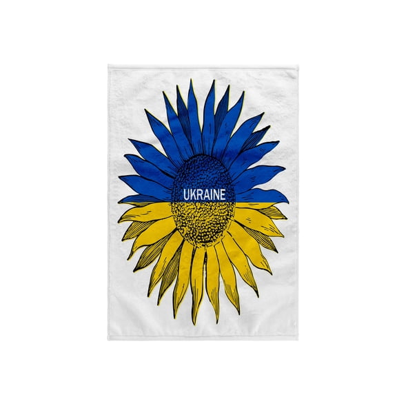3dRose, Ukraine Sunflower Blue and Yellow Flag Colors, 15x22 Hand Towel