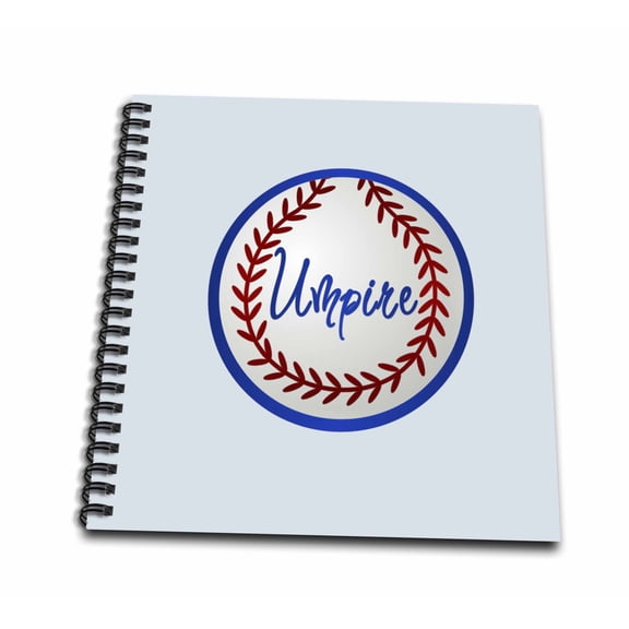 3dRose, Umpire, Mini Notepad 4 x 4 inch