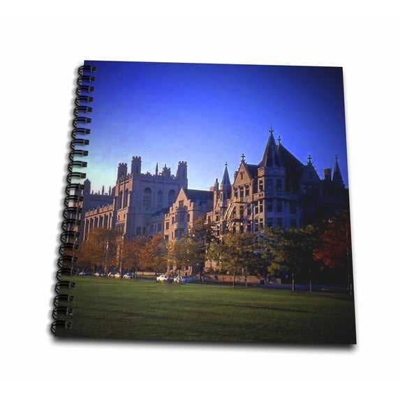 3dRose, University of Chicago, Memory Book 12 x 12 inch