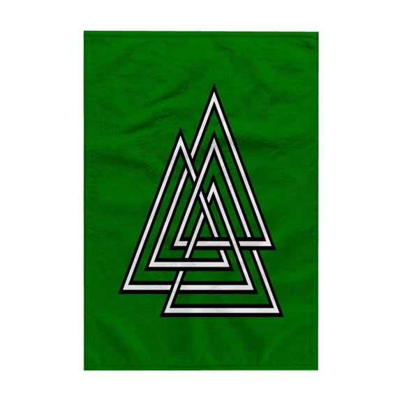 3dRose, Valknut Knot Old Symbol Of Interlaced Triangles 1, 15x22 Hand Towel