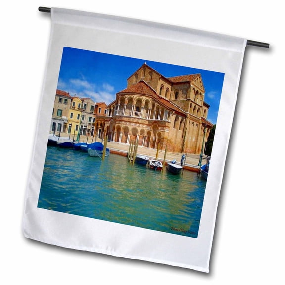 3dRose, Venice Italy, 12 x 18 inch Garden Flag