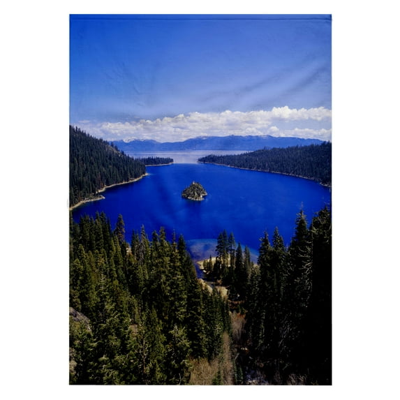 3dRose, View of Emerald bay in lake Tahoe, California, USA - US05 AJE0094 - Adam Jones, 22x30 Bath Hand Pool Towel