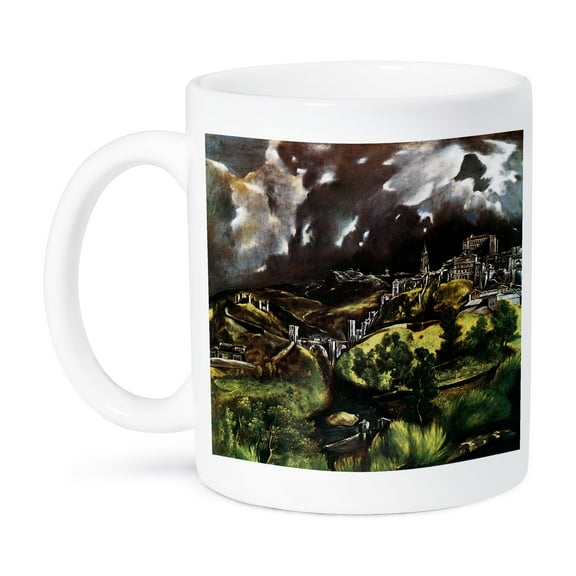 3dRose, View of Toledo by El Greco, 11oz Mug
