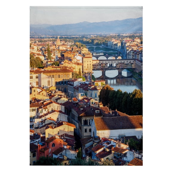 3dRose, View of city from Piazza Michelangelo, Florence, Tuscany, Italy., 22x30 Bath Hand Pool Towel