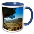 thumbnail image 1 of 3drose, Vineyards and Olive Groves, Greve in Chianti, Tuscany, Italy, 11oz Two-tone Blue Mug, 1 of 6