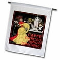 thumbnail image 1 of 3dRose, Vintage Caffe Espresso servizio Istantaneo Advertising Poster, 12 x 18 inch Garden Flag, 1 of 1