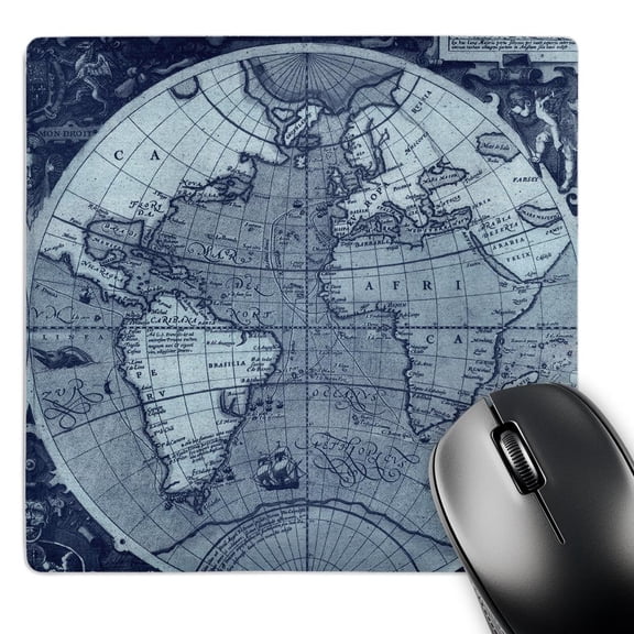 3dRose, Vintage Globe World Map, MousePad