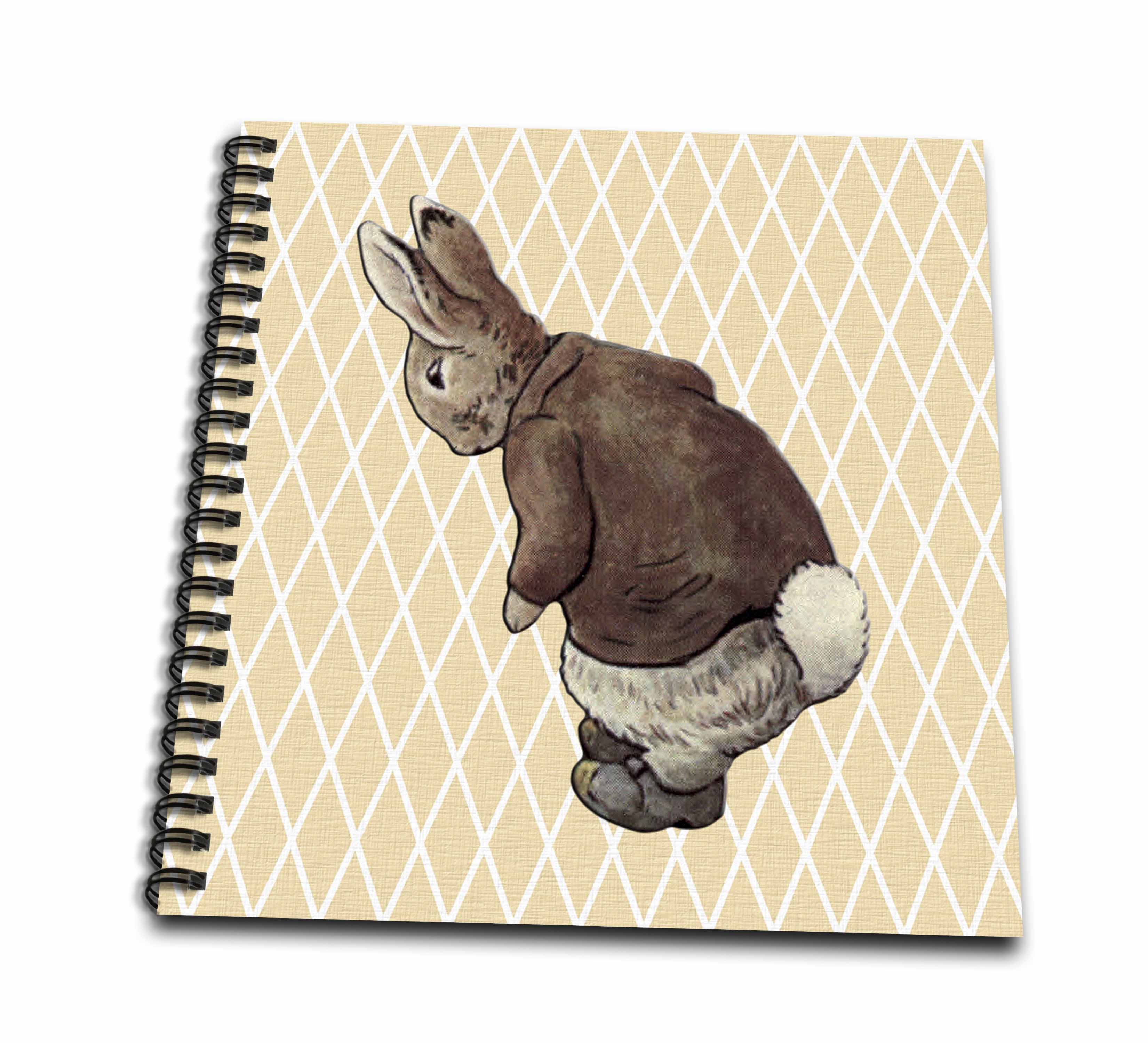3dRose, Vintage Peter Rabbit Art- Animals, Memory Book 12 x 12 inch