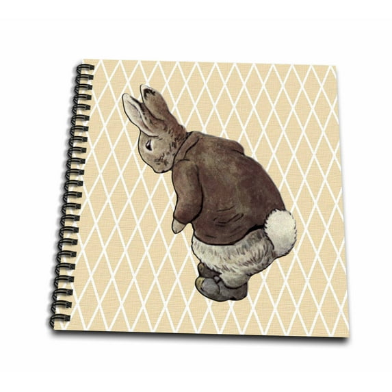 3dRose, Vintage Peter Rabbit Art- Animals, Memory Book 12 x 12 inch