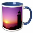thumbnail image 1 of 3drose, Wa, Cape Disappointment, North Head Lighthouse - Us48 Jwi1233 - Jamie and Judy Wild, 11oz Two-tone Blue Mug, 1 of 6