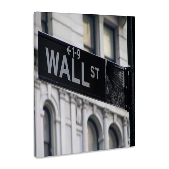 3dRose, WALL STREET, Museum Grade Canvas Wrap 11x14