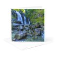 thumbnail image 1 of 3drose, Waikani Falls, Hana Highway Near Hana, East Maui, Hawaii, Usa., 1 Greeting Card with Envelope, 1 of 6