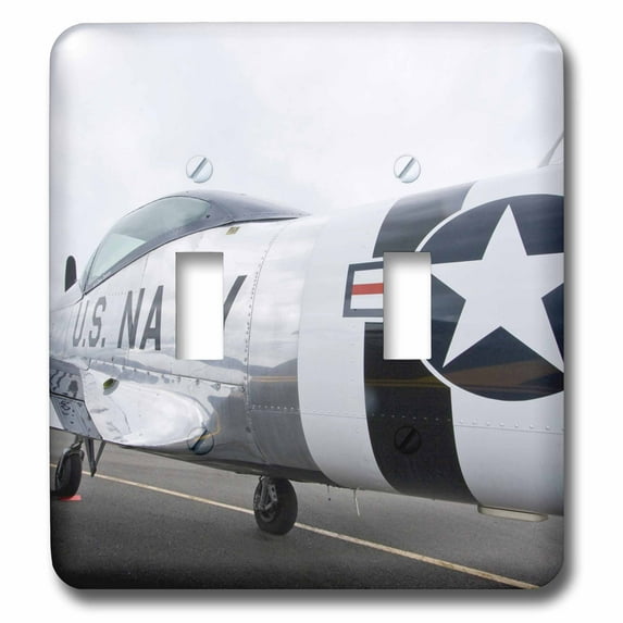 3dRose, Washington, Olympia, War plane - US48 WSU1199 - William Sutton, double toggle switch