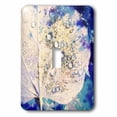thumbnail image 1 of 3dRose, Water droplets on a leaf, single toggle switch, 1 of 1