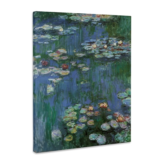 3dRose, Waterlilies by Claude Monet Impressionist , Museum Grade Canvas Wrap 16x20