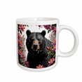 thumbnail image 1 of 3drose, West Virginian Bear Surrounded by Rhododendron Flowers, 11oz Mug, 1 of 6