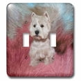 thumbnail image 1 of 3dRose, Westie, double toggle switch, 1 of 1