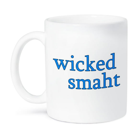 3dRose, Wicked Smaht. Blue., 15oz Mug