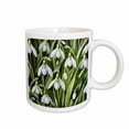 thumbnail image 1 of 3drose, Winter White Snowdrops, 11oz Mug, 1 of 6
