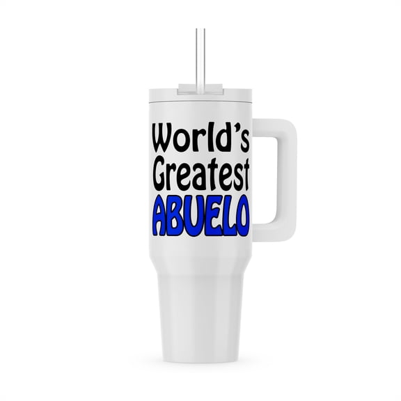 WorldS Greatest Abuelo, Blue, 40oz Tumbler