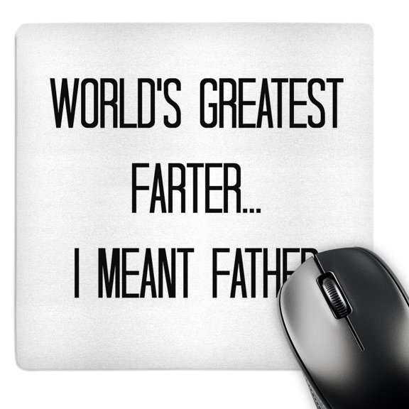 3dRose, Worlds greatest farterI meant Father, MousePad