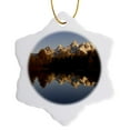 thumbnail image 1 of 3drose, Wyoming, Grand Teton National Park, Teton Range - Us51 Pox0096 - Pete Oxford, 3 inch Snowflake Porcelain Ornament, 1 of 7