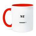 thumbnail image 1 of 3dRose, Yiddish Expression For Sooo Nu, 11oz Two-Tone Red Mug, 1 of 3