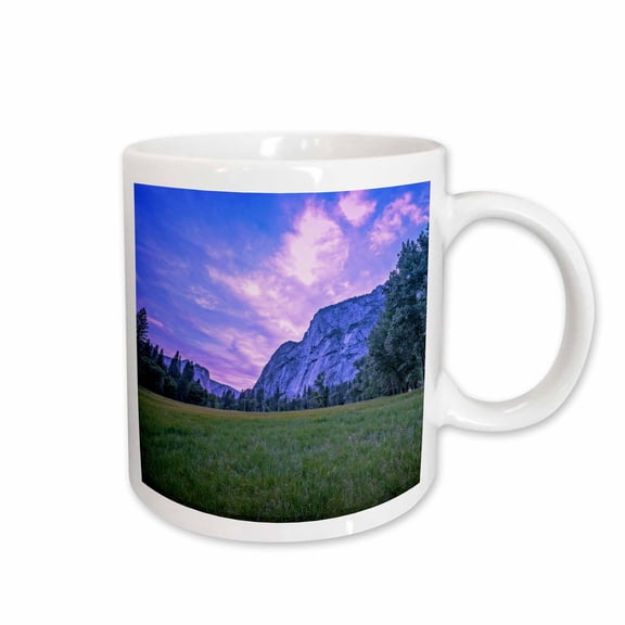 3drose, Yosemite Meadows Twilight from Yosemite National Park, 11oz Mug