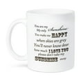 thumbnail image 1 of 3dRose, You Are My Sunshine- Word Art- Vintage Song, 15oz Mug, 1 of 7
