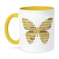 thumbnail image 1 of 3dRose, You are my sunshine inspiational Butterfly, 11oz Two-Tone Yellow Mug, 1 of 3