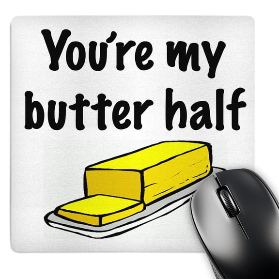 3dRose, Youre my butter half, MousePad