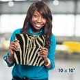 thumbnail image 1 of 3dRose, Zebra Up Close, 10x10 Wall Clock, 1 of 7