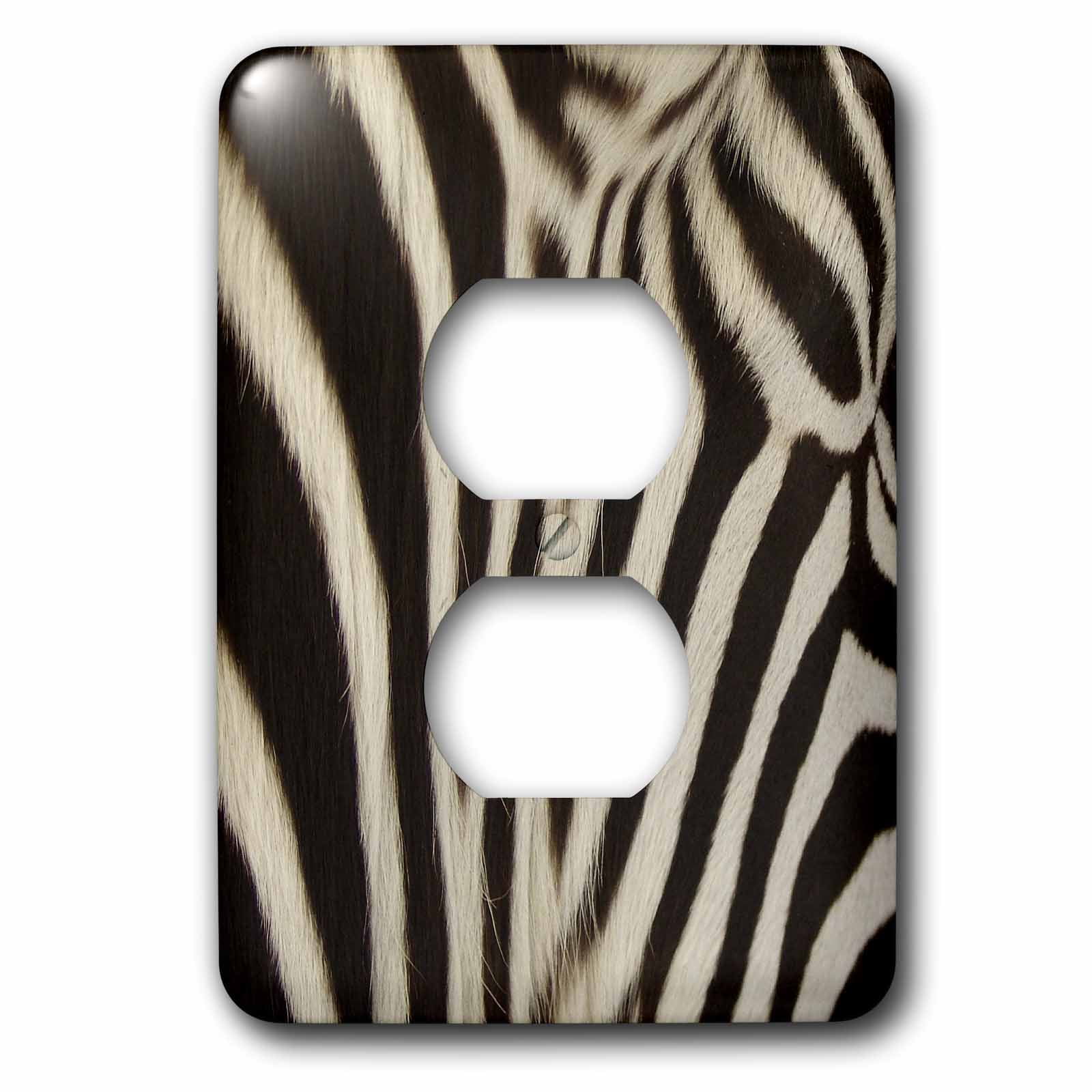 3dRose, Zebra Up Close, 2 plug outlet cover