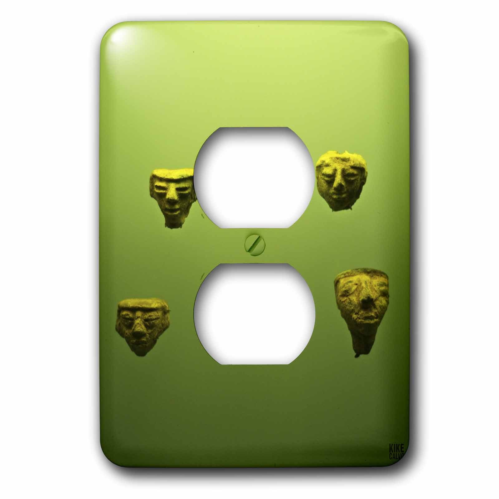3dRose, Zenu Gold Museum , 2 plug outlet cover
