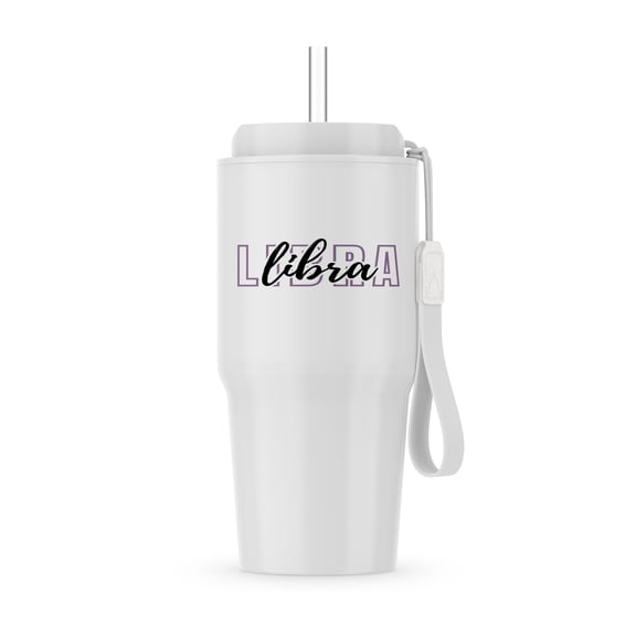 Zodiac Sign - Libra Text, 20oz Tumbler